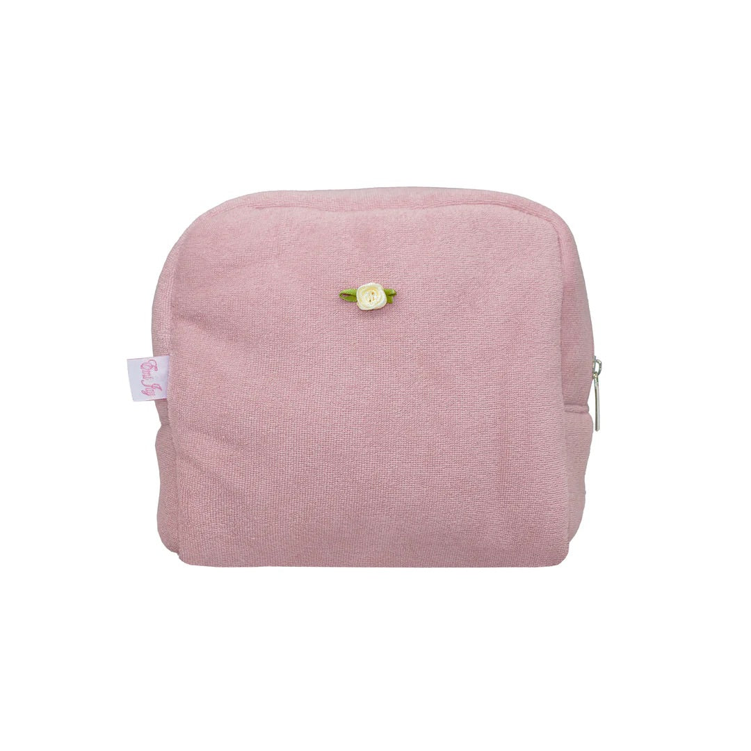 TERRY POUCH IN BABY MAUVE