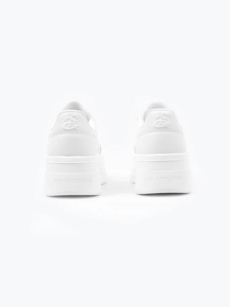 WHITE PLATFORM SNEAKER